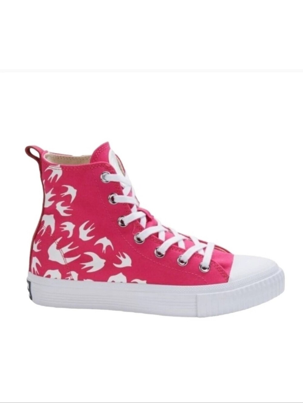 Alexander McQueen Nwt Pink High Tops Size 8 - Picture 2 of 11